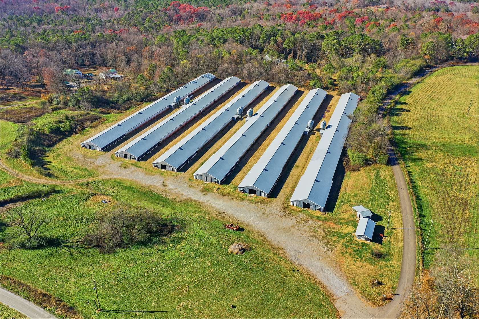 23 Acres of Agricultural Land with Home for Sale in Dawsonville, Georgia