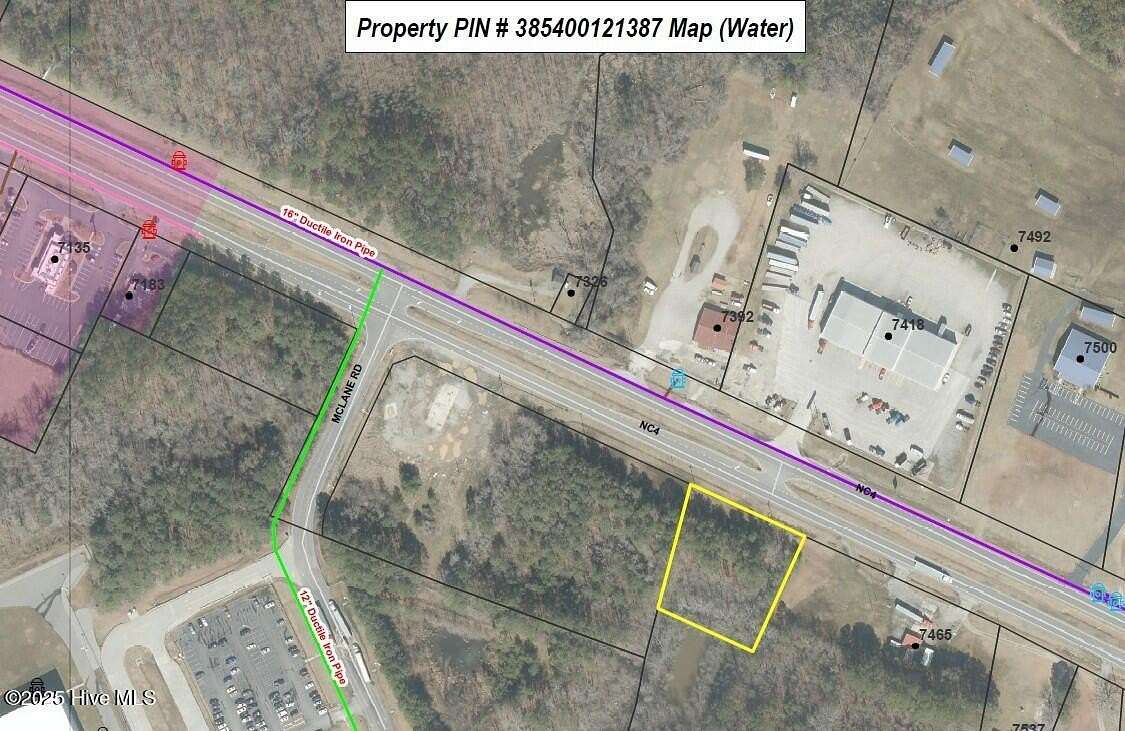 1.1 Acres of Commercial Land for Sale in Battleboro, North Carolina
