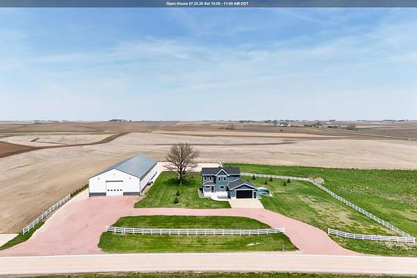 3.5 Acres of Land with Home for Sale in Kingsley, Iowa