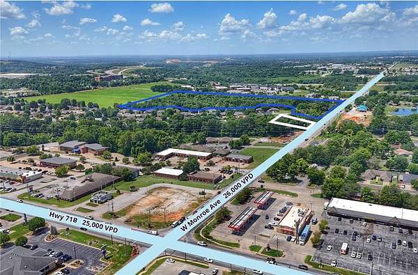 1.6 Acres of Commercial Land for Sale in Lowell, Arkansas