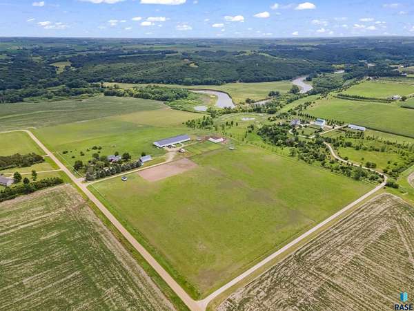 33.7 Acres of Agricultural Land with Home for Sale in Canton, South Dakota