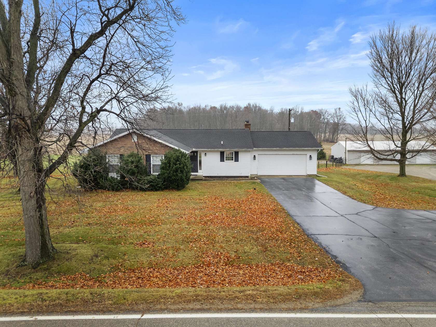 2 Acres of Residential Land with Home for Sale in Jerome, Michigan