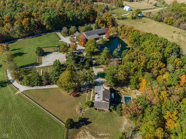 55 Acres of Land with Home for Sale in Spencer, Indiana