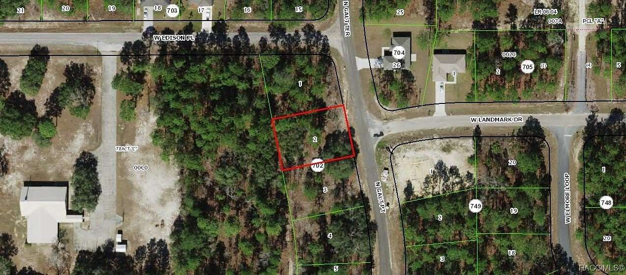 0.26 Acres of Residential Land for Sale in Citrus Springs, Florida
