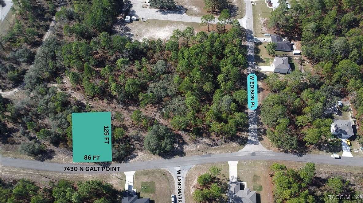 0.26 Acres of Residential Land for Sale in Citrus Springs, Florida