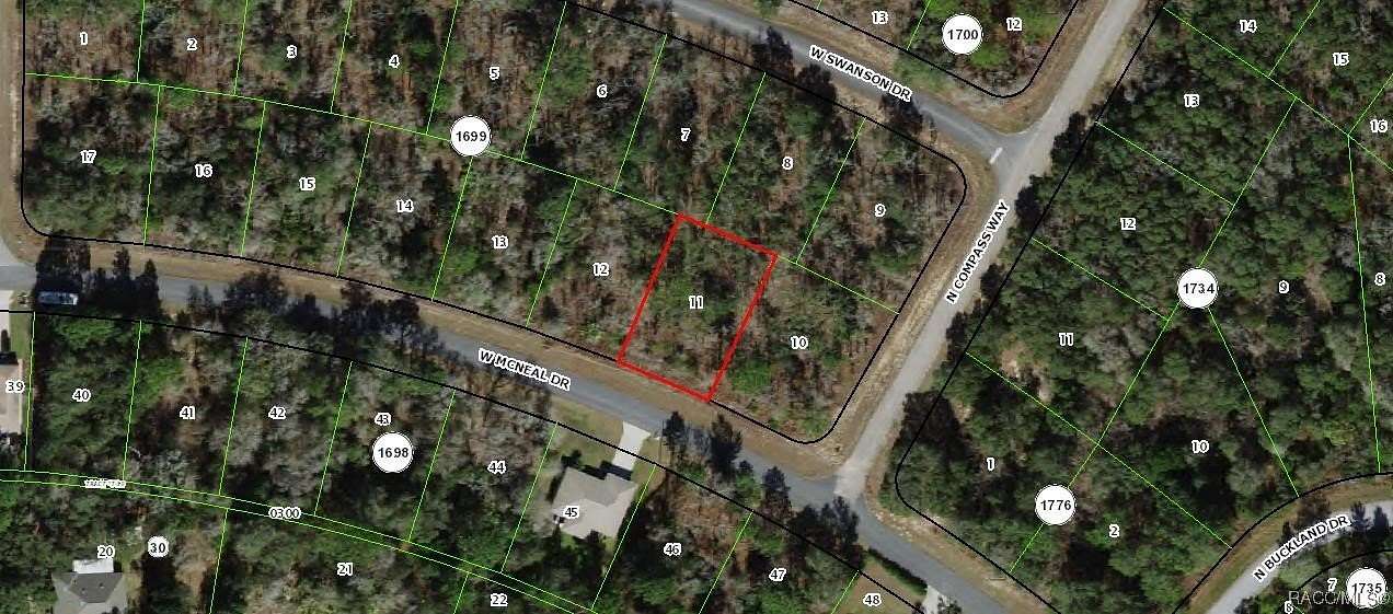 0.23 Acres of Residential Land for Sale in Citrus Springs, Florida