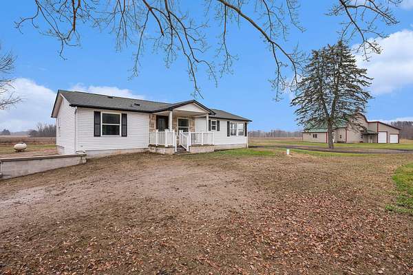 5 Acres of Residential Land with Home for Sale in Marcellus, Michigan