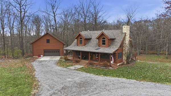 27.7 Acres of Recreational Land with Home for Sale in Butler, Indiana