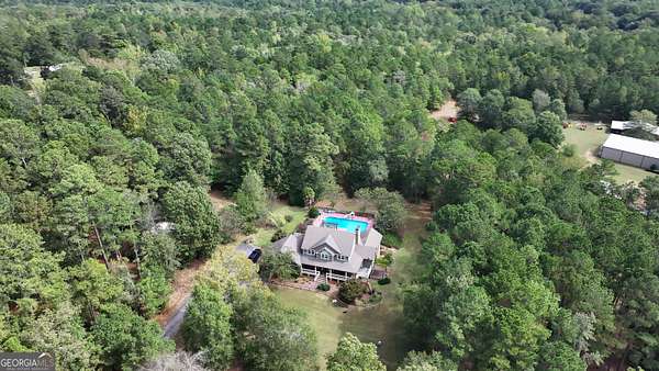 176 Acres of Land with Home for Sale in Warm Springs, Georgia