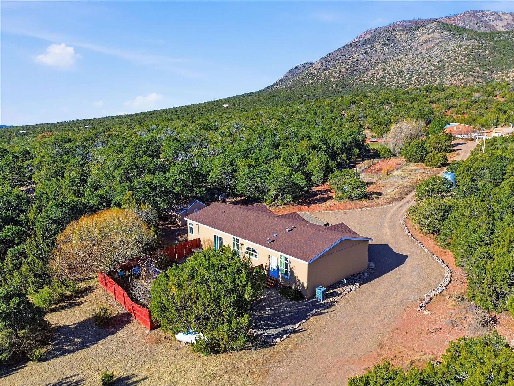 5 Acres of Residential Land with Home for Sale in Edgewood, New Mexico