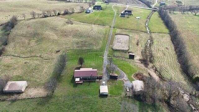 10.8 Acres of Land with Home for Sale in Perryville, Kentucky