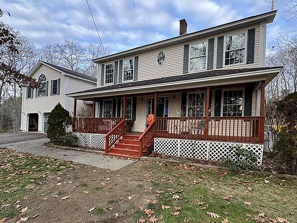 7.59 Acres of Residential Land with Home for Sale in Vassalboro, Maine