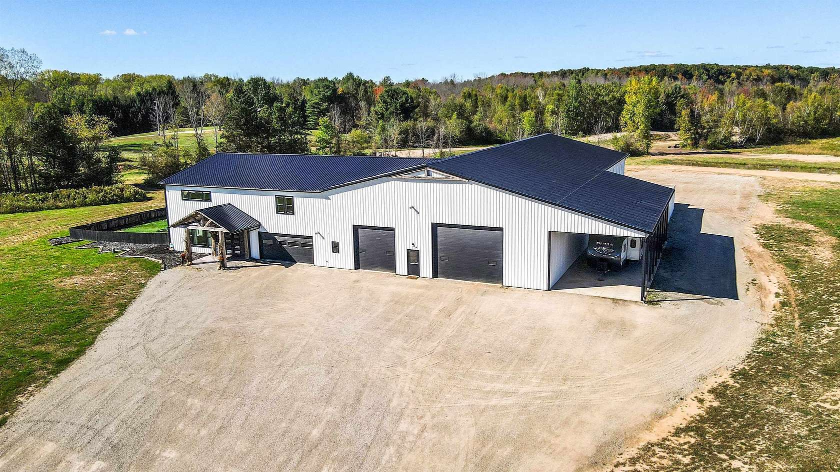 13.8 Acres of Land with Home for Sale in Abrams, Wisconsin