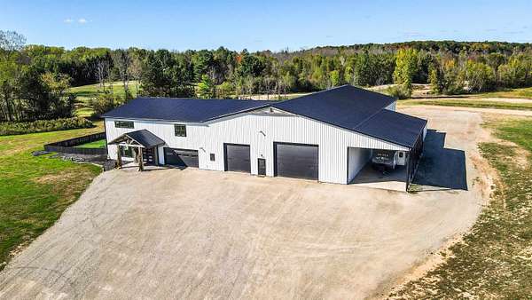 13.8 Acres of Land with Home for Sale in Abrams, Wisconsin