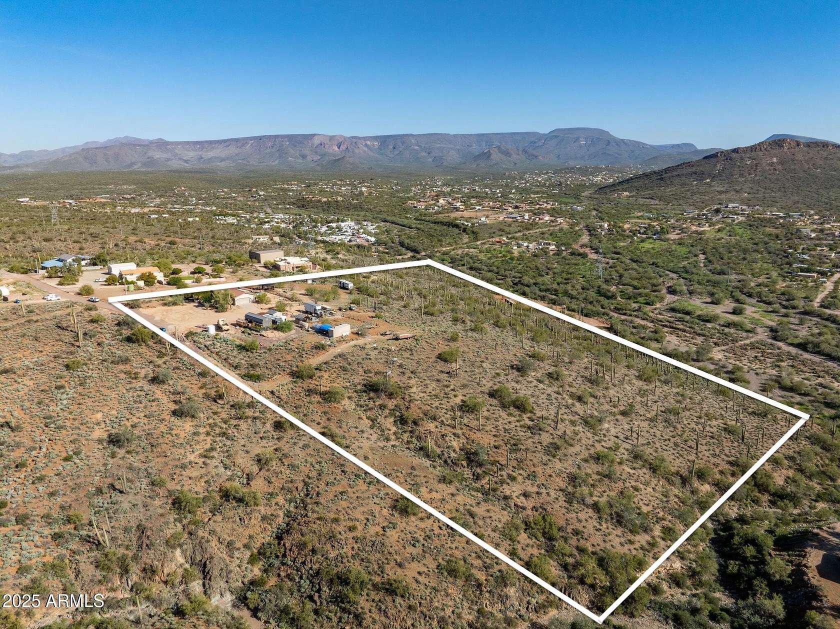 10 Acres of Land with Home for Sale in New River, Arizona