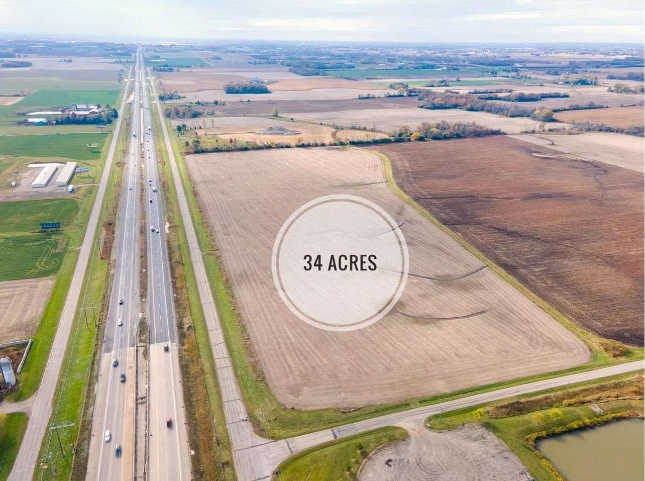 34.2 Acres of Commercial Land for Sale in Oshkosh, Wisconsin