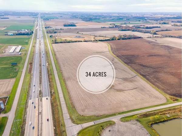 34.2 Acres of Commercial Land for Sale in Oshkosh, Wisconsin