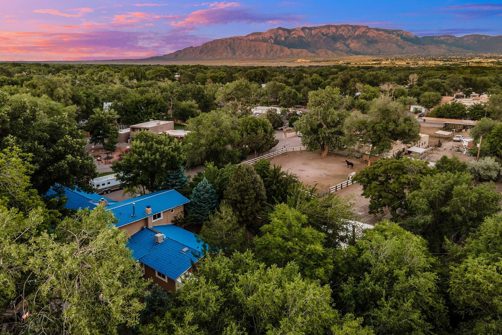1.66 Acres of Land with Home for Sale in Albuquerque, New Mexico