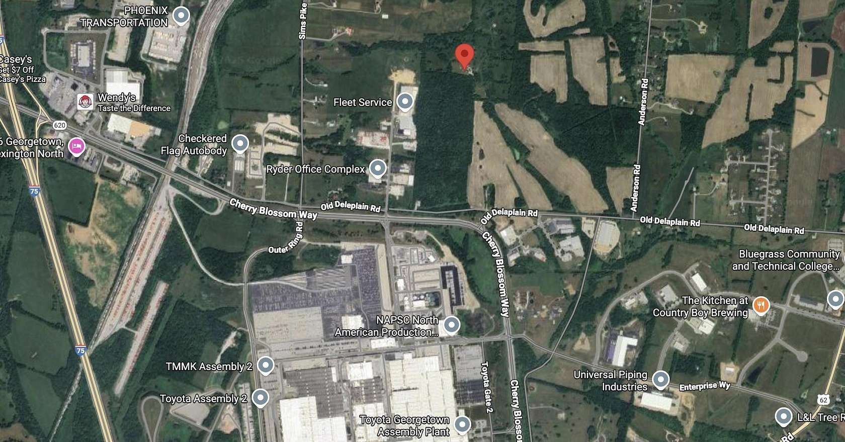 40.4 Acres of Improved Commercial Land for Sale in Georgetown, Kentucky