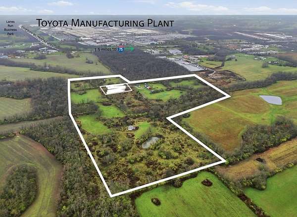 40.4 Acres of Improved Commercial Land for Sale in Georgetown, Kentucky