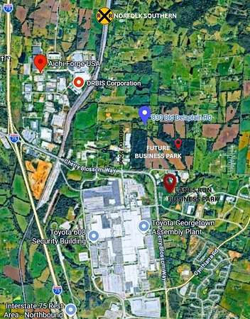 40.4 Acres of Improved Commercial Land for Sale in Georgetown, Kentucky
