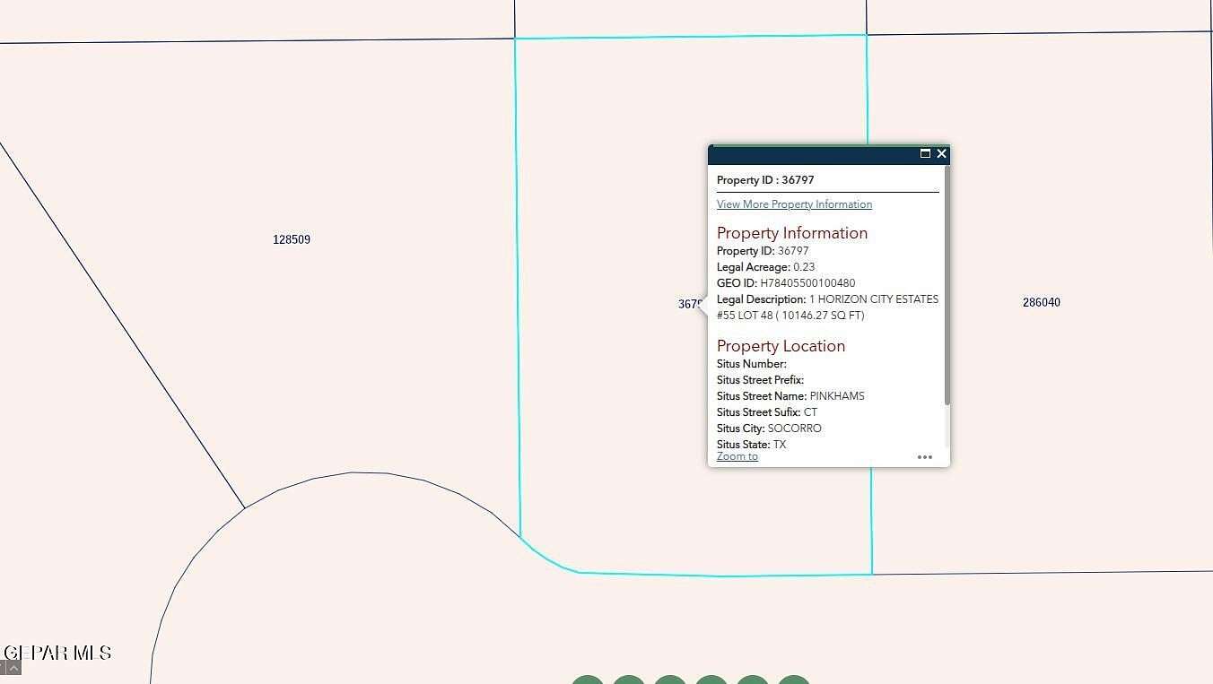 0.23 Acres of Residential Land for Sale in El Paso, Texas