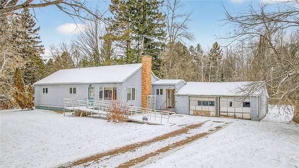 11 Acres of Recreational Land with Home for Sale in Sheldon, Wisconsin