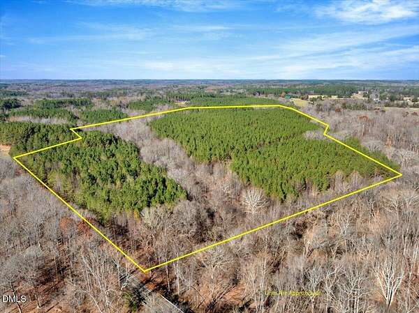43.4 Acres of Recreational Land for Sale in Oxford, North Carolina