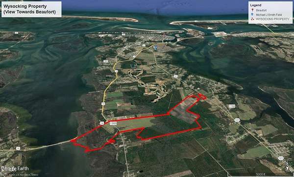 810 Acres of Land for Sale in Beaufort, North Carolina
