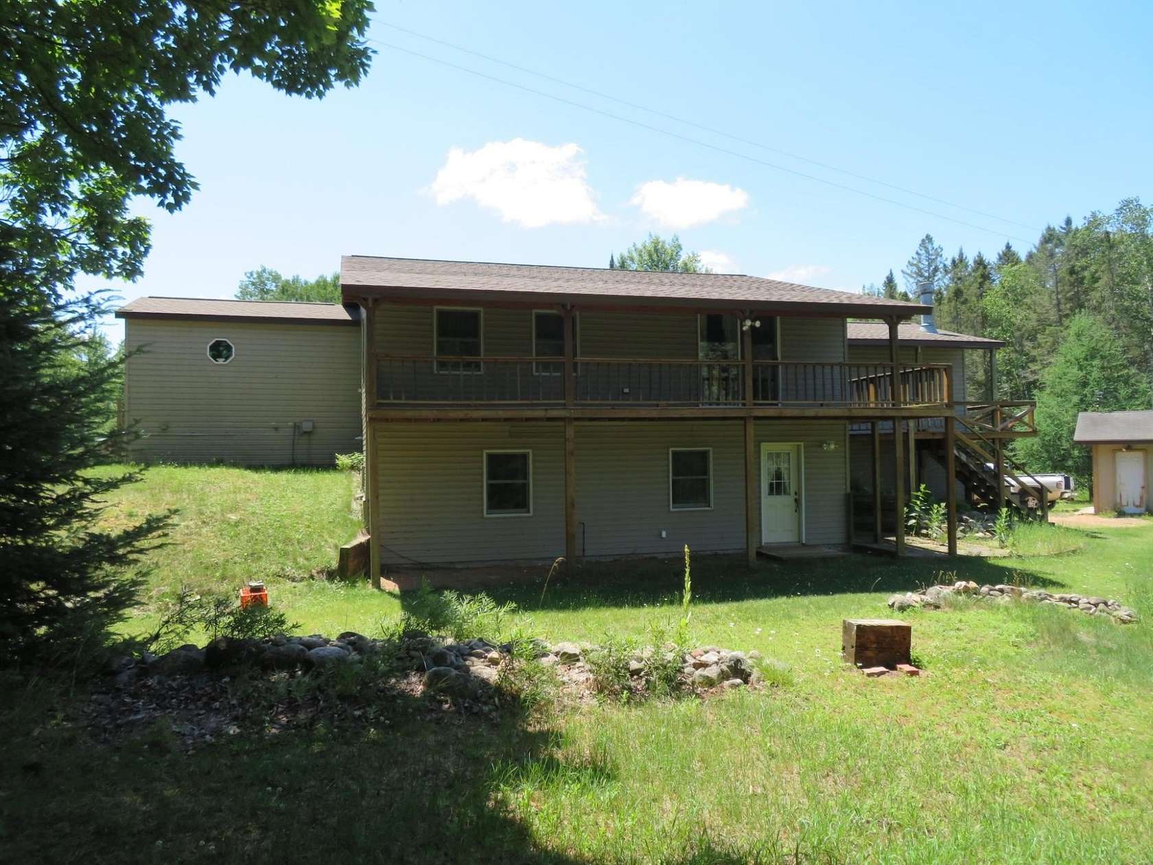 5 Acres of Land with Home for Sale in Rhinelander, Wisconsin