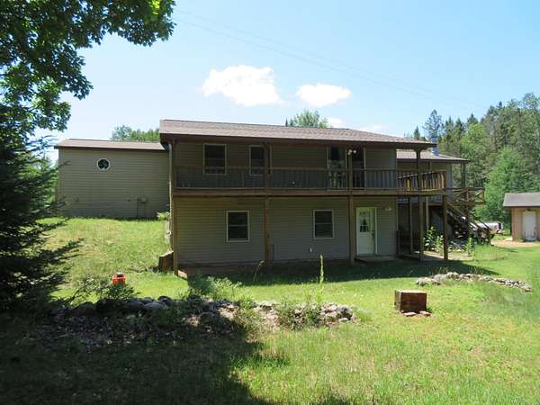 5 Acres of Land with Home for Sale in Rhinelander, Wisconsin