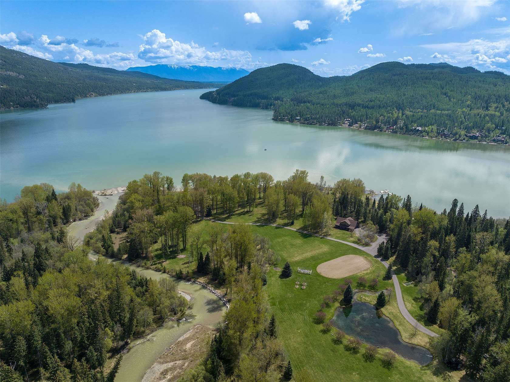 35.6 Acres of Land with Home for Sale in Whitefish, Montana