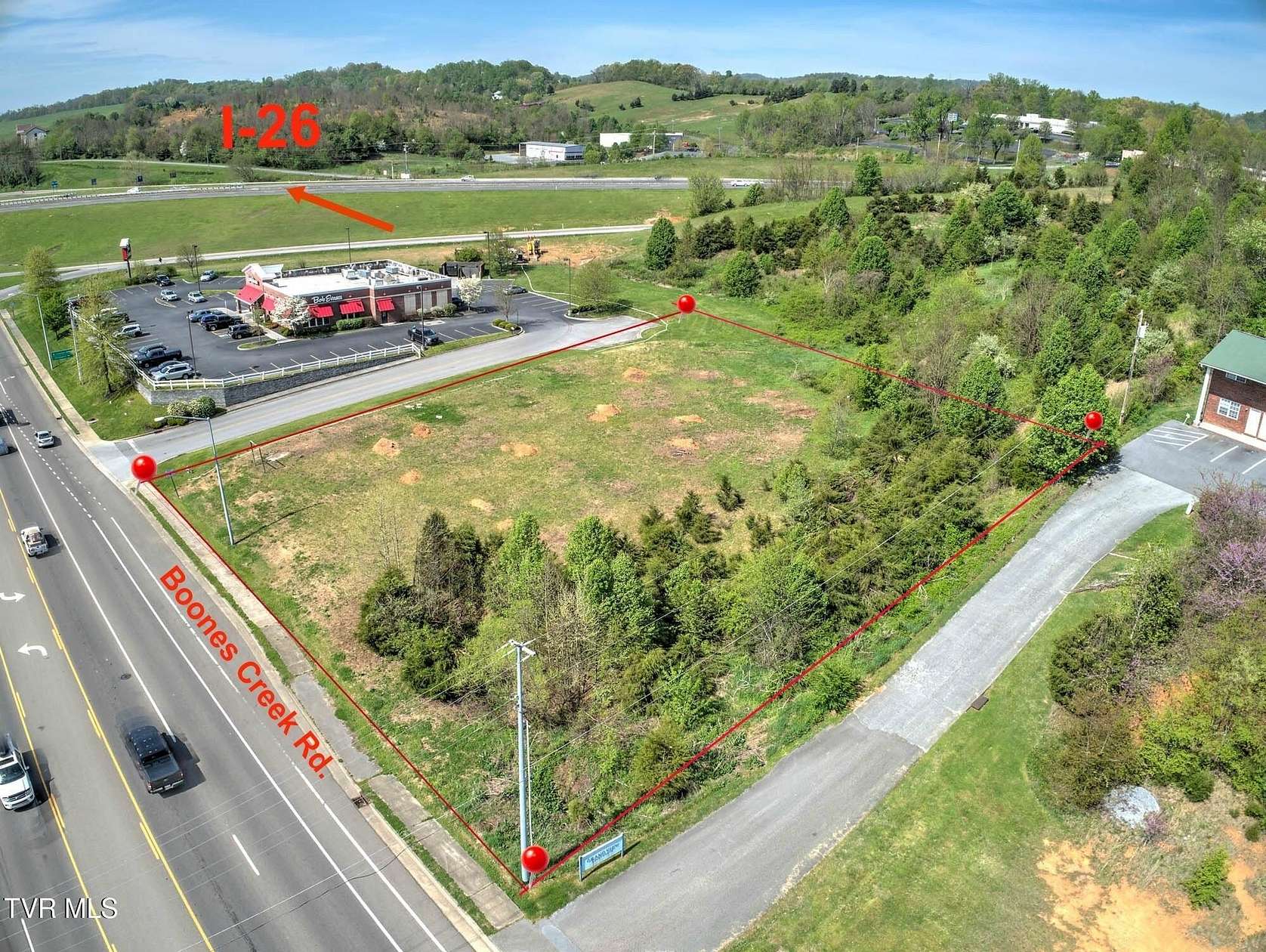 1.33 Acres of Commercial Land for Sale in Johnson City, Tennessee