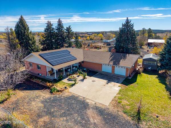 4 Acres of Residential Land with Home for Sale in Taylor, Arizona