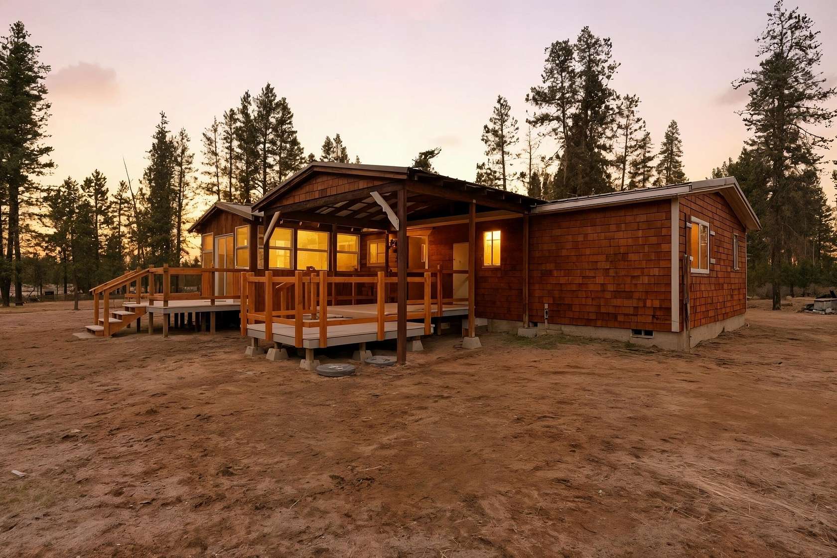 4.5 Acres of Residential Land with Home for Sale in La Pine, Oregon