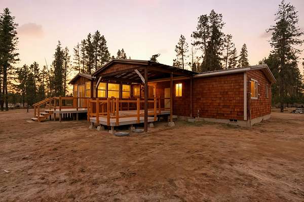 4.5 Acres of Residential Land with Home for Sale in La Pine, Oregon