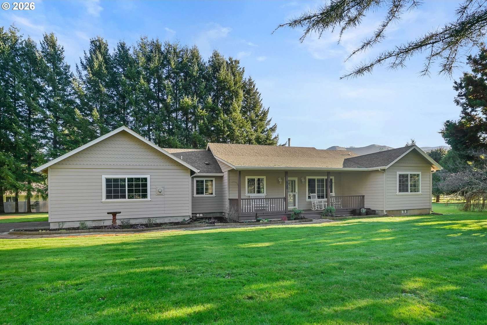 1.85 Acres of Residential Land with Home for Sale in Walterville, Oregon