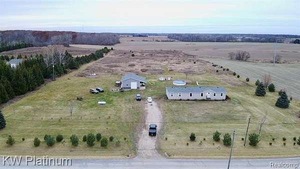 10.1 Acres of Land with Home for Sale in Grant Township, Michigan