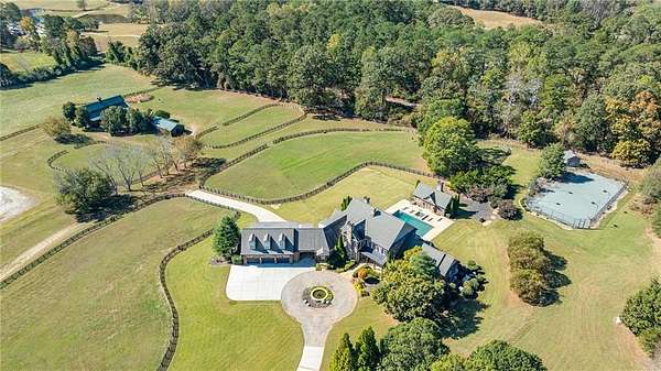 17.4 Acres of Land with Home for Sale in Milton, Georgia