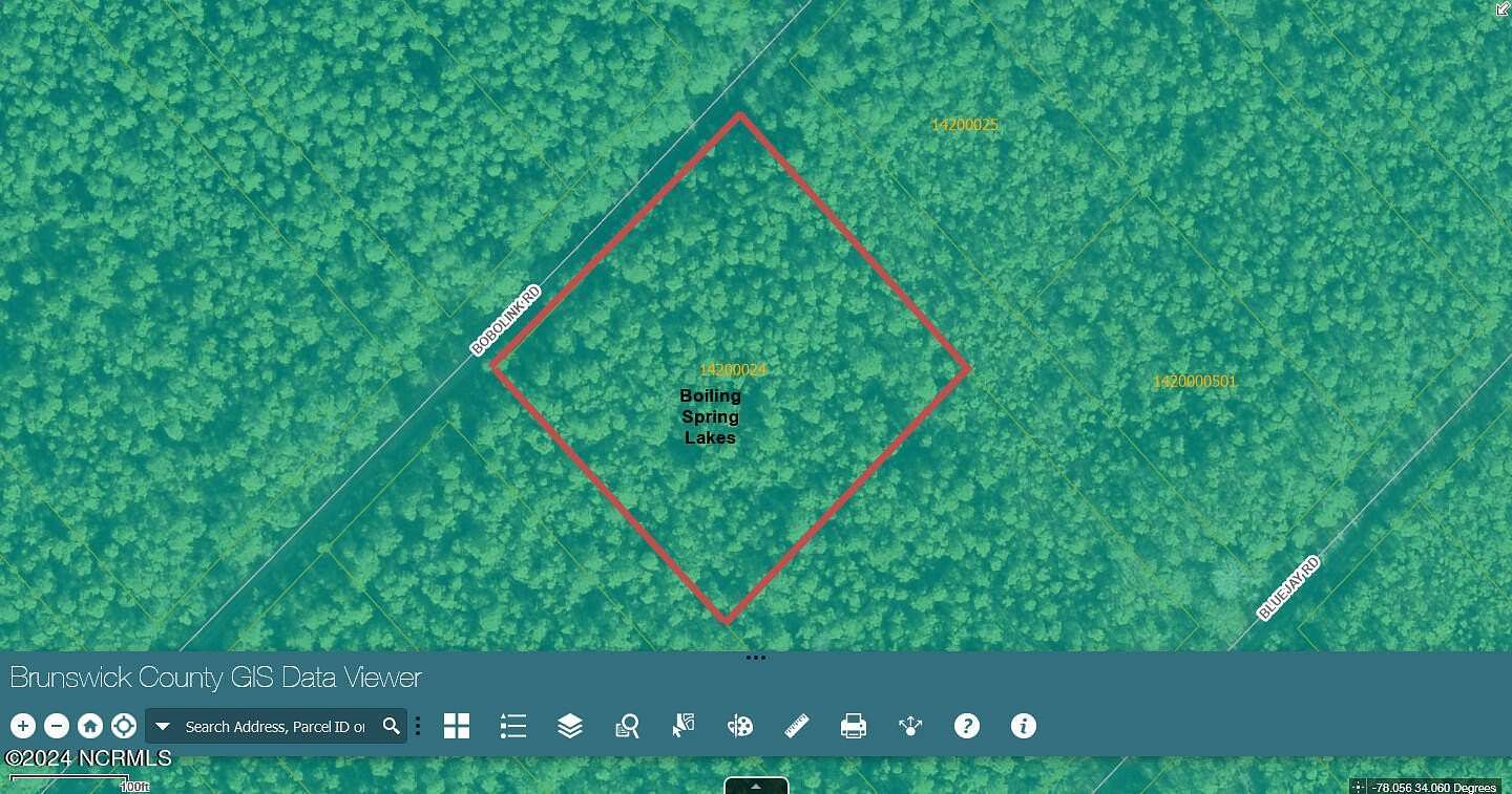 2 Acres of Residential Land for Sale in Boiling Spring Lakes, North Carolina