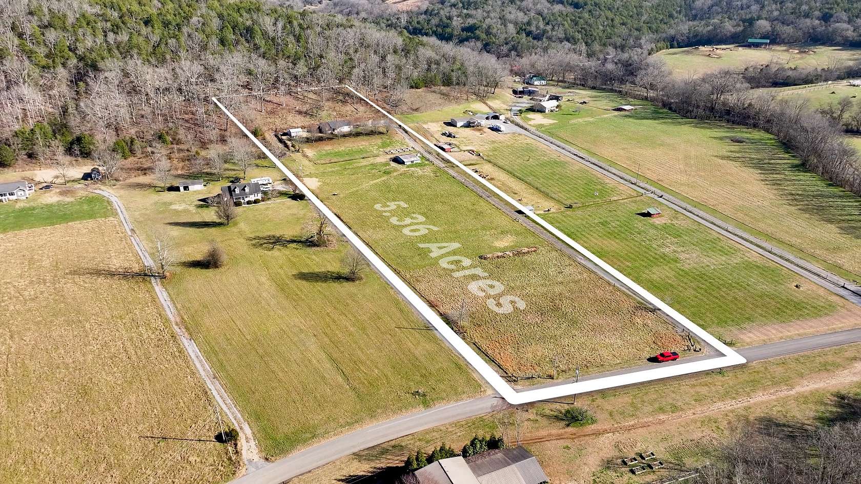 5.36 Acres of Land with Home for Sale in Dowelltown, Tennessee