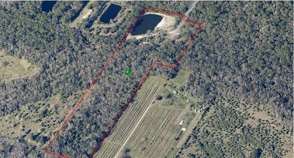 23.5 Acres of Recreational Land with Home for Sale in Oak Hill, Florida