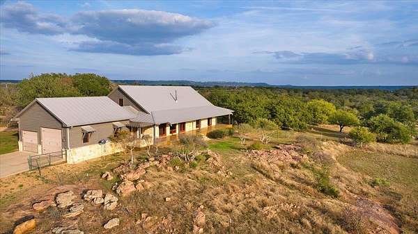 10 Acres of Residential Land with Home for Sale in Burnet, Texas