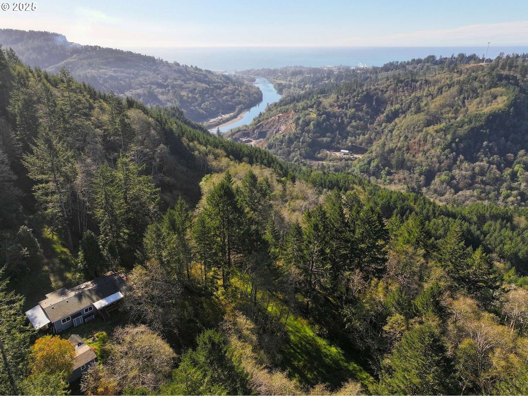 25 Acres of Agricultural Land with Home for Sale in Brookings, Oregon