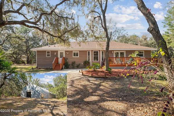 1.7 Acres of Land with Home for Sale in Weeki Wachee, Florida