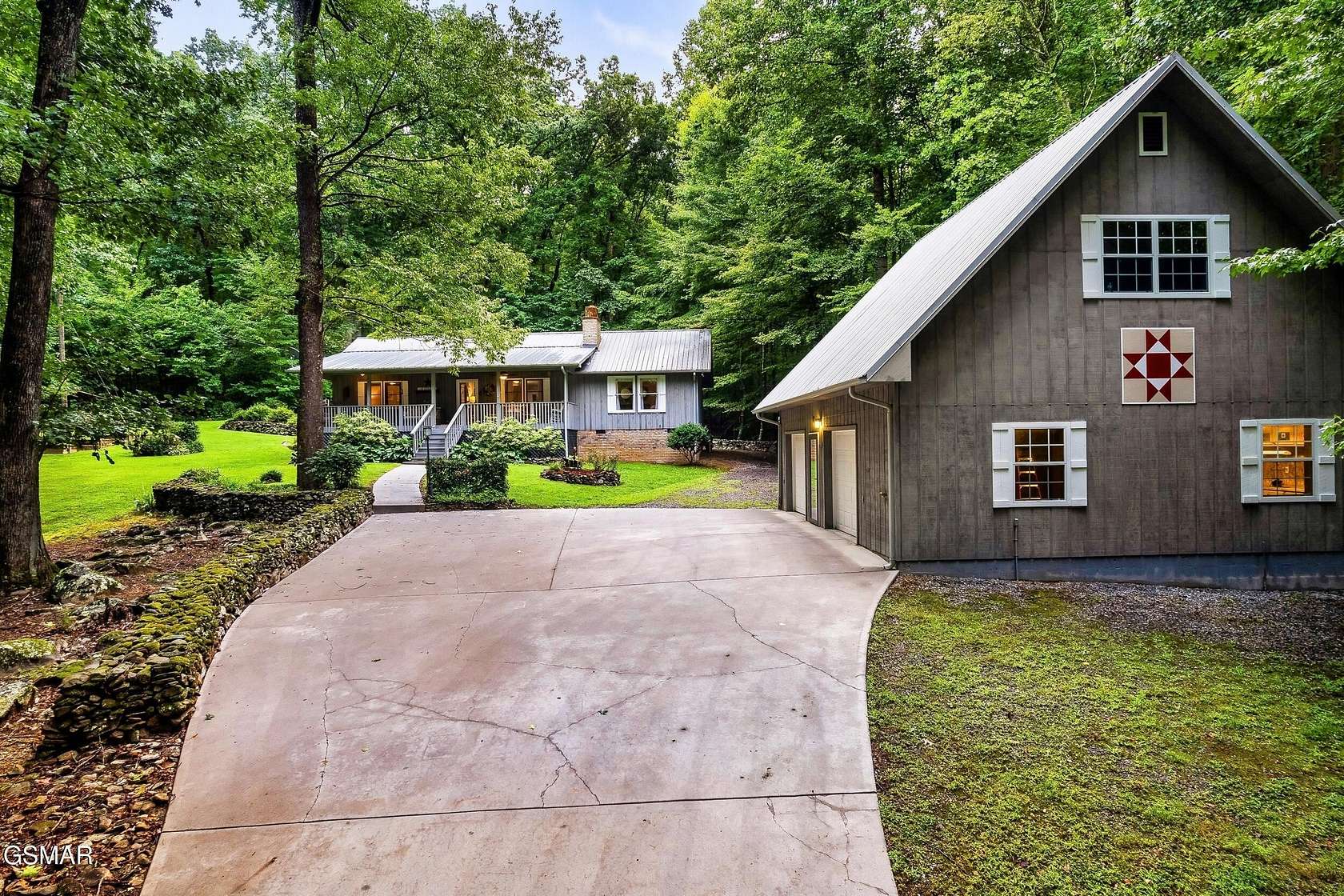 3.65 Acres of Residential Land with Home for Sale in Sevierville, Tennessee