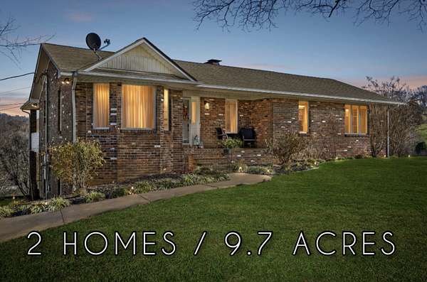 9.7 Acres of Residential Land with Home for Sale in Pulaski, Tennessee