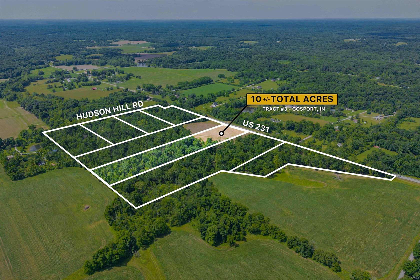 10 Acres of Residential Land for Sale in Gosport, Indiana