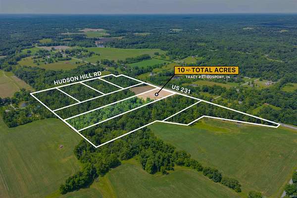 10 Acres of Residential Land for Sale in Gosport, Indiana