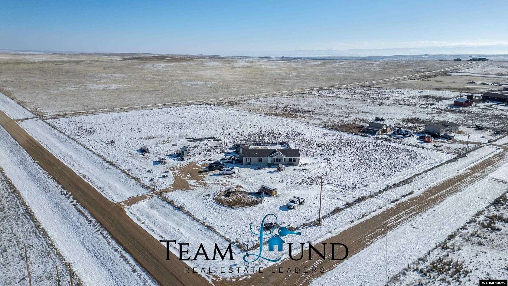5.25 Acres of Residential Land with Home for Sale in Evansville, Wyoming